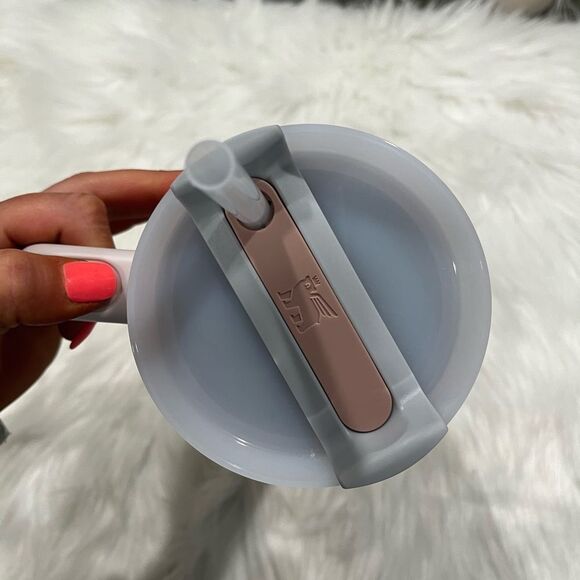 NWT Stanley Flowstate Adventure Quencher H2.0 Travel Tumbler 40 Oz Rose Quartz - Picture 7 of 8